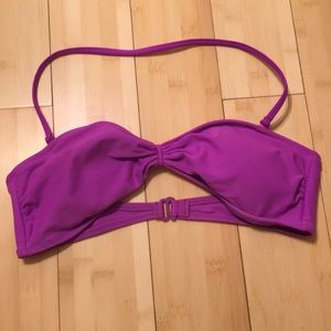 Knot bandeau swim top